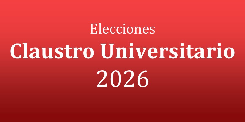 Elecciones Claustro Universitario 2026